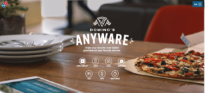 Ejemplo campaña Domino's Anyware