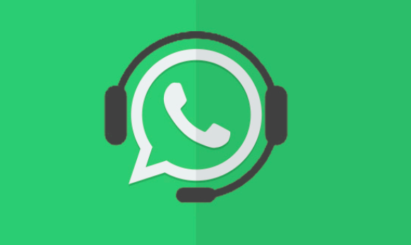 Icono de WhatsApp con unos cascos representando la atención al cliente